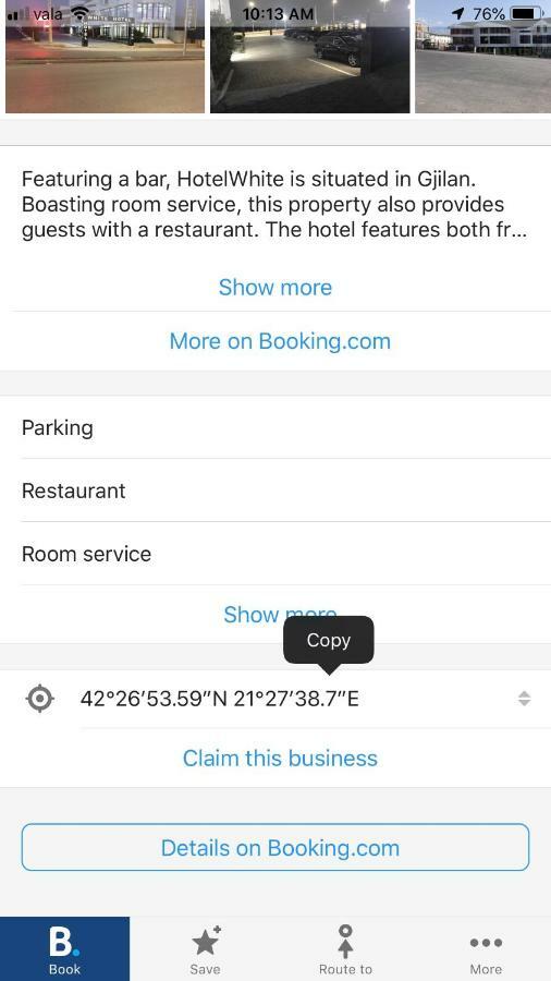 Family White Hotel Gjilan المظهر الخارجي الصورة